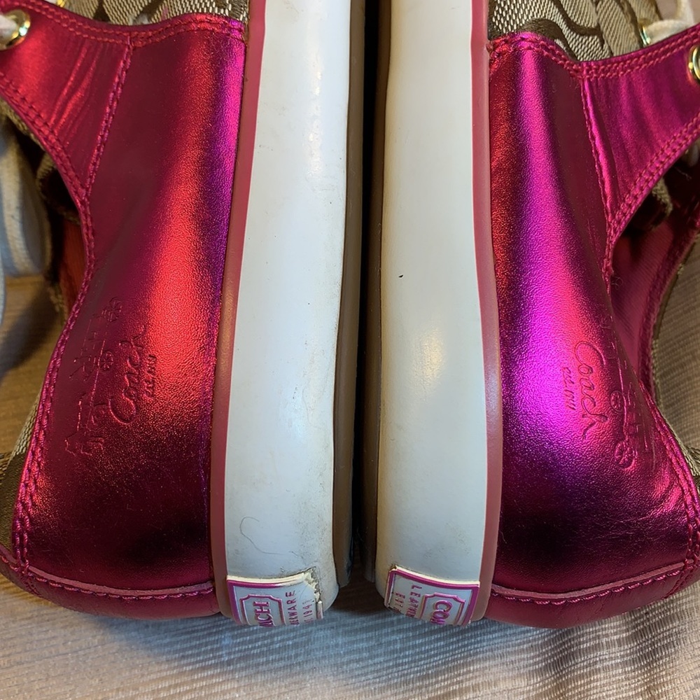 Coach logo sneakers almost NEW, EC, preloved - Picture 8 of 16